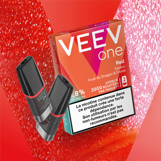 Fruit du dragon & Fraise (2pcs) - Veev One