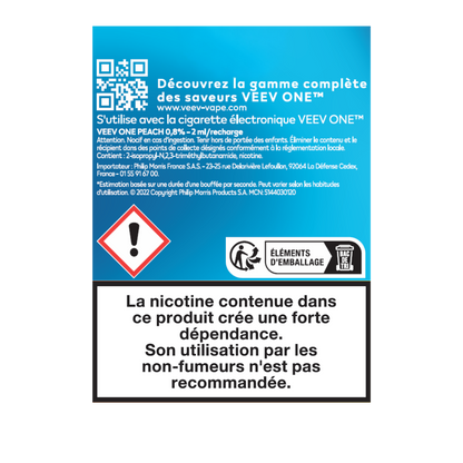 Veev One - Saveur Pêche (2 pcs)