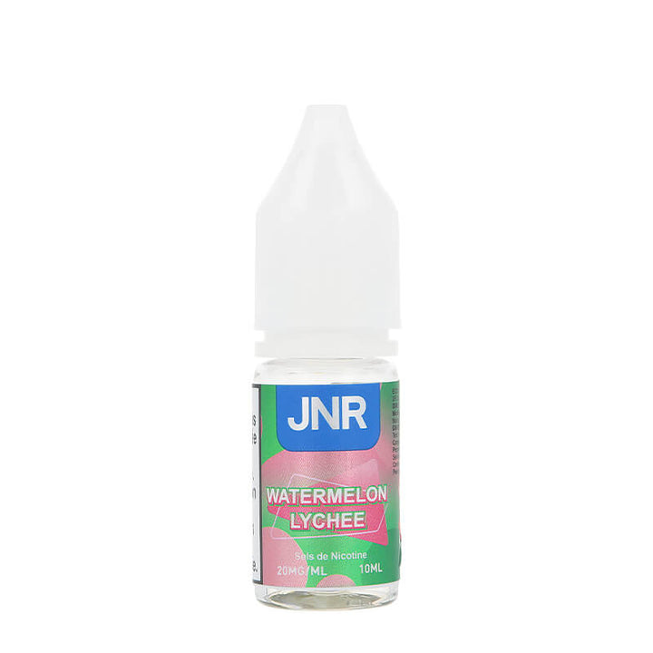 Flacon e-liquide Watermelon Lychee JNR 10 ml, sel de nicotine 20 mg/ml