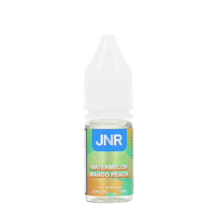 Flacon e-liquide Watermelon Mango Peach JNR 10 ml, sel de nicotine 20 mg/ml