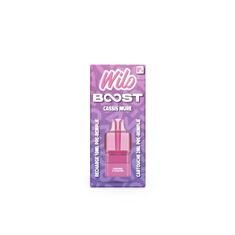 Cassis Mûre - Recharges Wilo Boost 2+10 ml 1% - Wilo