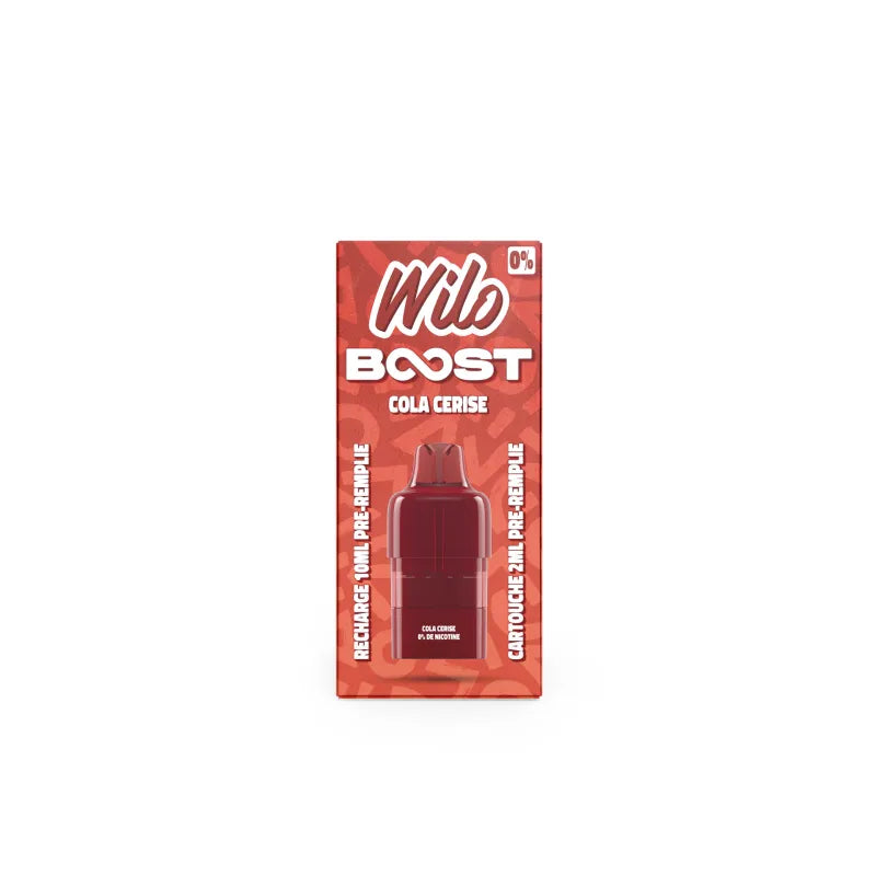 Cola Cerise - Recharges Wilo Boost 2+10 ml 1% - Wilo