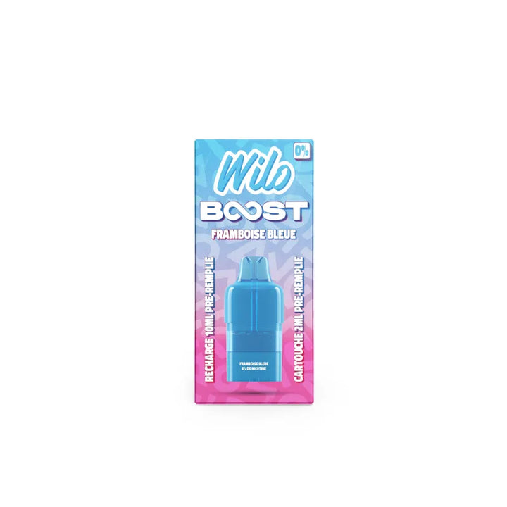 Framboise Bleue - Recharges Wilo Boost 2+10 ml 1% - Wilo