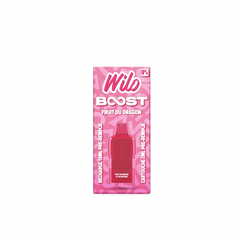 Fruit du Dragon - Recharges Wilo Boost 2+10 ml 1% - Wilo