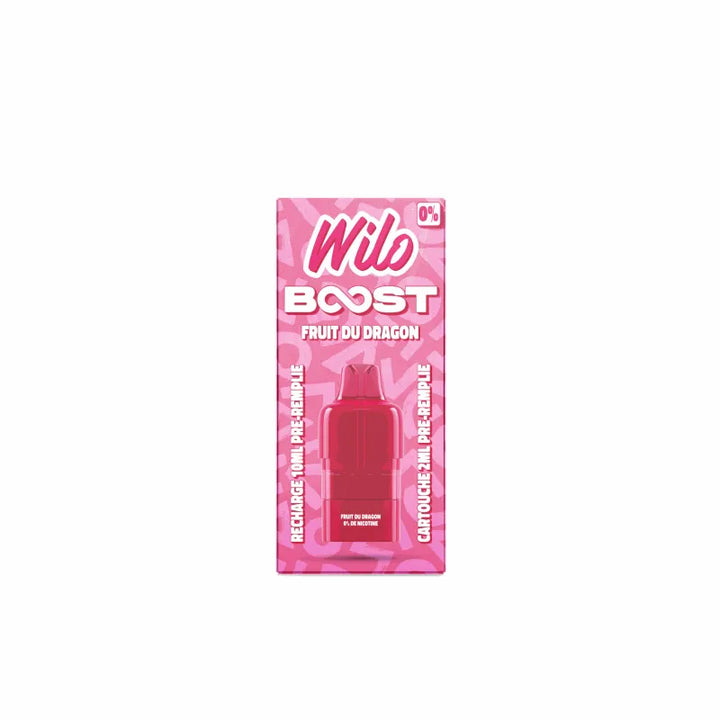 Fruit du Dragon - Recharges Wilo Boost 2+10 ml 1% - Wilo