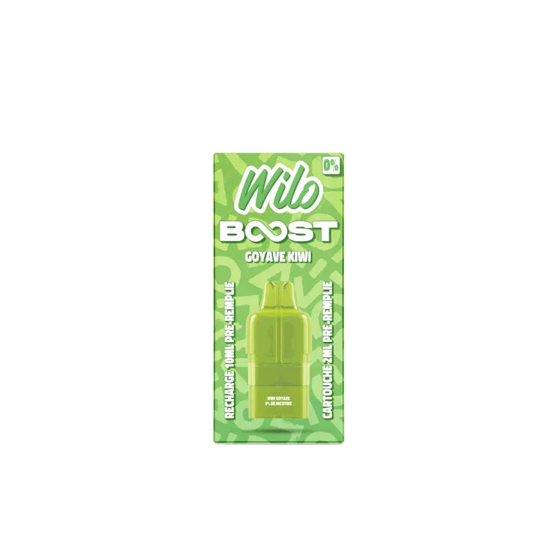 Goyave Kiwi - Recharges Wilo Boost 2+10 ml 1% - Wilo
