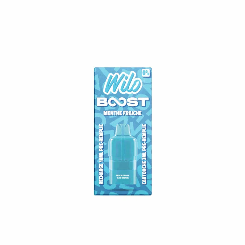 Menthe Fraîche - Recharges Wilo Boost 2+10 ml 1% - Wilo